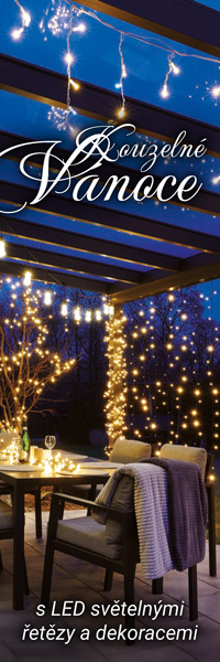 LED světelné řetězy a dekorace