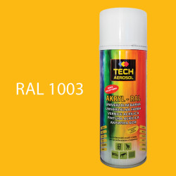 Barva ve spreji akrylov TECH RAL 1003 400 ml