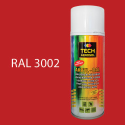 Barva ve spreji akrylov TECH RAL 3002 400 ml