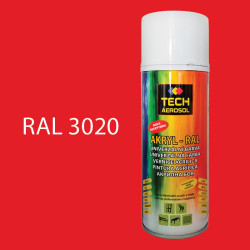 Barva ve spreji akrylov TECH RAL 3020 400 ml