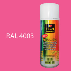 Barva ve spreji akrylov TECH RAL 4003 400 ml