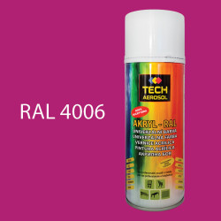 Barva ve spreji akrylov TECH RAL 4006 400 ml