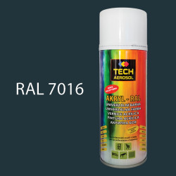 Barva ve spreji akrylov TECH RAL 7016 400 ml