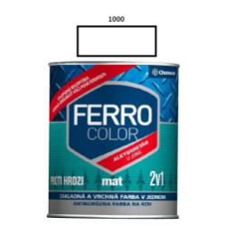 Barva na kov Ferro Color mat/1000 0,75L (bl)
