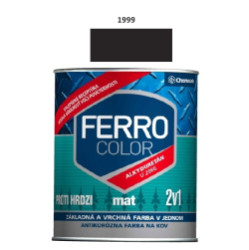Barva na kov Ferro Color mat/1999 0,75L (ern)