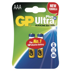 Baterie alkalick GP Ultra Plus LR03 AAA / 2 ks (B17112)