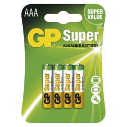 Baterie alkalick GP Super LR03 AAA / 5+5ks (B1311G)