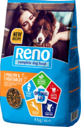 Reno Granule Pes Optimal Life 5 drbe se zeleninou 8kg