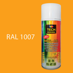 Barva ve spreji akrylov TECH RAL 1007 400 ml