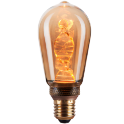 LED rovka dekorativn DecoVintage ST64 Amber Pillar E27 3,5W 130lm 1800K odnm. stntko