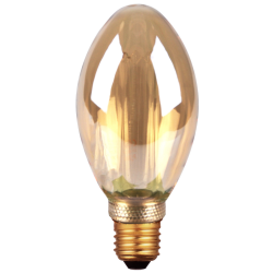 LED rovka dekorativn DecoVintage B75 Amber Pillar E27 4W 200lm 1800K odnmateln stntko