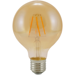 LED rovka dekorativn VintageAmber Filament G80 E27 WW 2000K 350lm