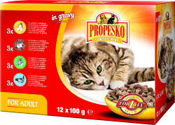 Propesko Kapsika Koka kuracina-hovz-krlk-losos 12 x 100g