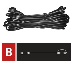 Kabel prodluovac pro spojovac etzy Profi ern, 10 m, vnj/vnitn (D2ZB01)